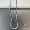 Çelik İkili İtalyan Kolye