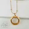 Çelik Kapaklı Çeyreklik Kolye