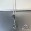 Çelik Kar Tanesi Kolye