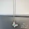 Çelik Kolye  Kelebek Detaylı