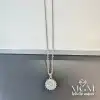 Çelik Zirk0n Taşlı Kolye