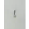 Çiçek Detaylı Göbek Piercing