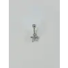 Çiçek Detaylı Göbek Piercing