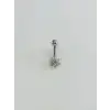 Çiçek Detaylı Göbek Piercing