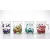Çift Camlı Çiçekli Kupa Bardak Alk4469