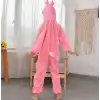 Çocuk Tavşan Kostümü Pembe Renk 2-3 Yaş 80 Cm