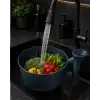 Çok Amaçlı Sebze ve Meyve Temizleme Kabı Pratik Süzgeçli Yapı