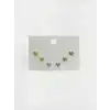 Çok Renkli Minik Kalpler Altılı Küpe