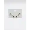 Çok Renkli Tektaş Altılı Küpe