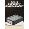 Dekoratif Duvar Lambası Solar Güneş Enerjili Bahçe Aydınlatması