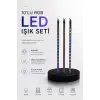 Dekoratif Ortam Aydınlatması RGB LED 10’lu Çubuk Seti