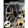 Derinlemesine Temizlik İçin Dayanıklı Kıllı Matkap Fırçası Başlığı
