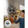 El Hareketi Kontrollü Futbol Topu Tasarımlı Drone LED Işıklı