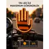 El Hareketiyle Kontrol Edilen 176 LED Amber Güvenlik Lambası