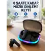 ENC Mikrofonlu Bluetooth 5.4 Kablosuz Kulaklık 40ms Düşük Gecikmeli TWS Kulaklık