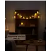 Ev Dekoru İçin Ramazan LED Işık Pilli Sıcak Sarı Cami Figürlü