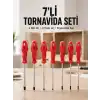 Ev ve Atölye Kullanımına Uygun 7 Parça Tornavida Seti