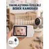 FHSS Teknolojili Güvenli Bebek Monitörü Net Görüntü Yeni Nesil
