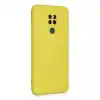 General Mobile Gm 20 Kılıf Nano İçi Kadife Silikon - Sarı