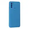 General Mobile Gm 21 Plus Kılıf Nano İçi Kadife Silikon - Mavi