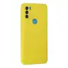 General Mobile Gm 21 Plus Kılıf Nano İçi Kadife Silikon - Sarı