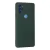 General Mobile Gm 21 Pro Kılıf Nano İçi Kadife Silikon - Koyu Yeşil