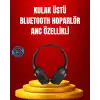 Geniş Frekans Aralıklı Bluetooth Kulak Üstü Kulaklık