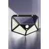 Güneş Enerjili Bahçe Aydınlatma Lambası Solar 100 Led Lamba