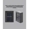 Güneş Enerjili LED Duvar Aydınlatması