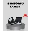Güneş Enerjili Sensörlü Dış Mekan Duvar Lambası – 3 Modlu, 2200mAh Pil, 120° Algılama