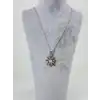 Güneş Figürlü Çelik Erkek Kolye