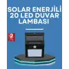 Hareket Algılamalı Solar LED Güvenlik Lambası