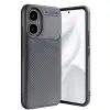 Honor 400 Kılıf Auto Focus Karbon Kapak - Gri
