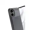 Honor 400 Kılıf Auto Focus Karbon Kapak - Gri