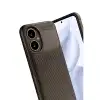 Honor 400 Kılıf Auto Focus Karbon Kapak - Kahverengi