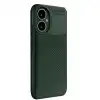 Honor 400 Kılıf Auto Focus Karbon Kapak - Koyu Yeşil