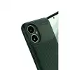 Honor 400 Kılıf Auto Focus Karbon Kapak - Koyu Yeşil
