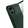 Honor 400 Kılıf Auto Focus Karbon Kapak - Koyu Yeşil