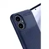 Honor 400 Kılıf Auto Focus Karbon Kapak - Lacivert