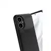 Honor 400 Kılıf Auto Focus Karbon Kapak - Siyah