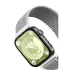 Huawei Fit 4 Hasırlı Cırtcırtlı Kordon (saat Değildir) - Beyaz