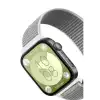Huawei Fit 4 Hasırlı Cırtcırtlı Kordon (saat Değildir) - Beyaz