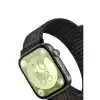 Huawei Fit 4 Hasırlı Cırtcırtlı Kordon (saat Değildir) - Siyah