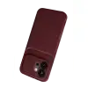 Huawei Honor 600 Auto Focus Karbon Kapak - Bordo