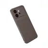 Huawei Honor 600 Auto Focus Karbon Kapak - Gri