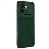 Huawei Honor 600 Auto Focus Karbon Kapak - Koyu Yeşil