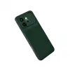 Huawei Honor 600 Auto Focus Karbon Kapak - Koyu Yeşil