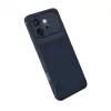 Huawei Honor 600 Auto Focus Karbon Kapak - Lacivert