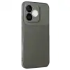 Huawei Honor 600 Lite Auto Focus Karbon Kapak - Gri