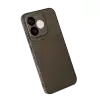 Huawei Honor 600 Lite Auto Focus Karbon Kapak - Kahverengi